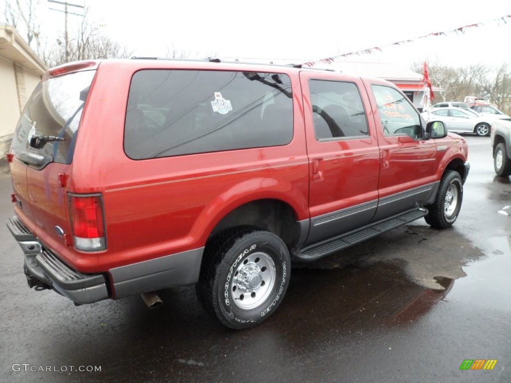Toreador Red Metallic 2001 Ford Excursion XLT 4x4 Exterior Photo #60975550