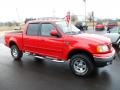 2003 Bright Red Ford F150 XLT SuperCrew 4x4  photo #8