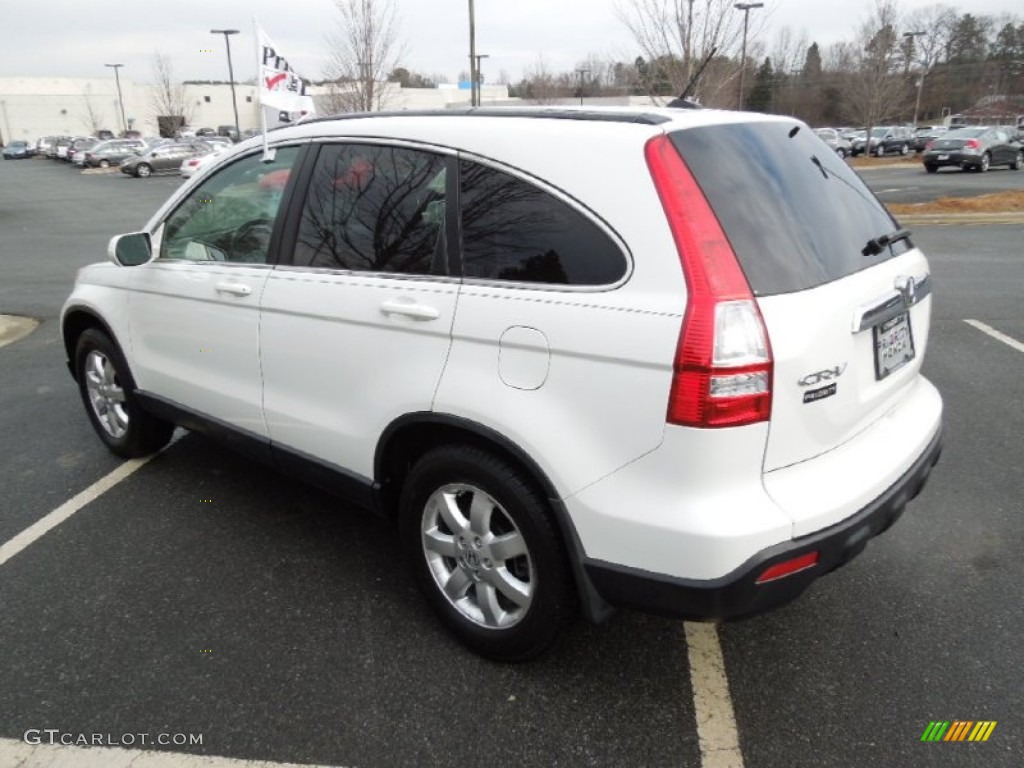 2008 CR-V EX-L - Taffeta White / Gray photo #3
