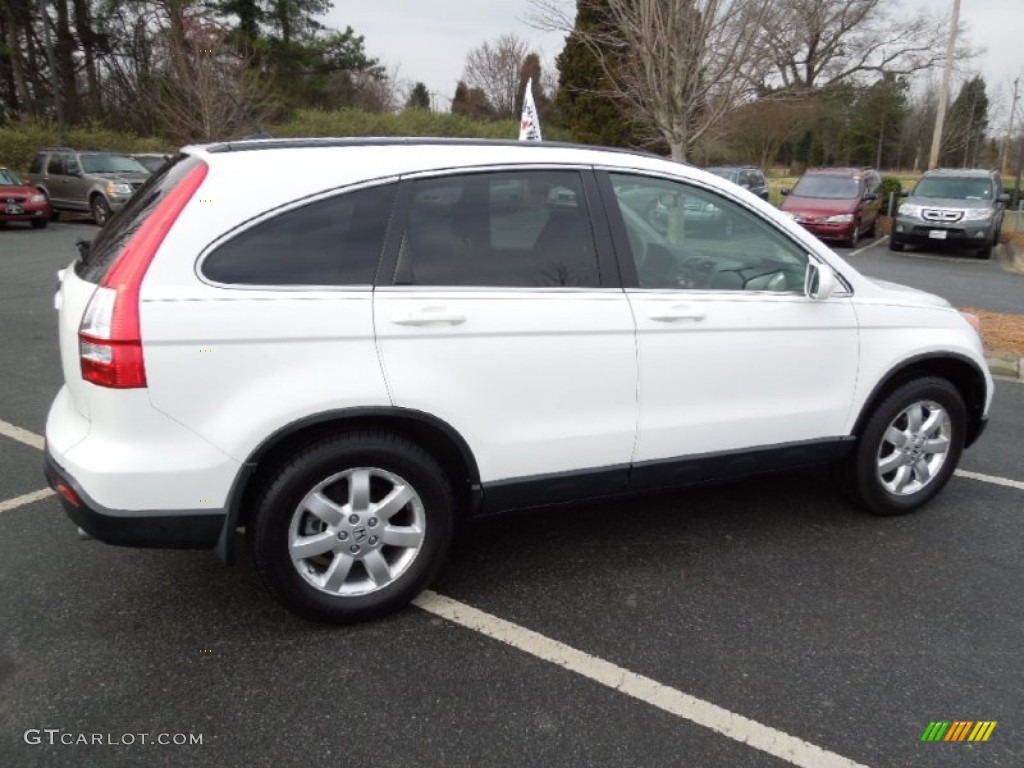 2008 CR-V EX-L - Taffeta White / Gray photo #5