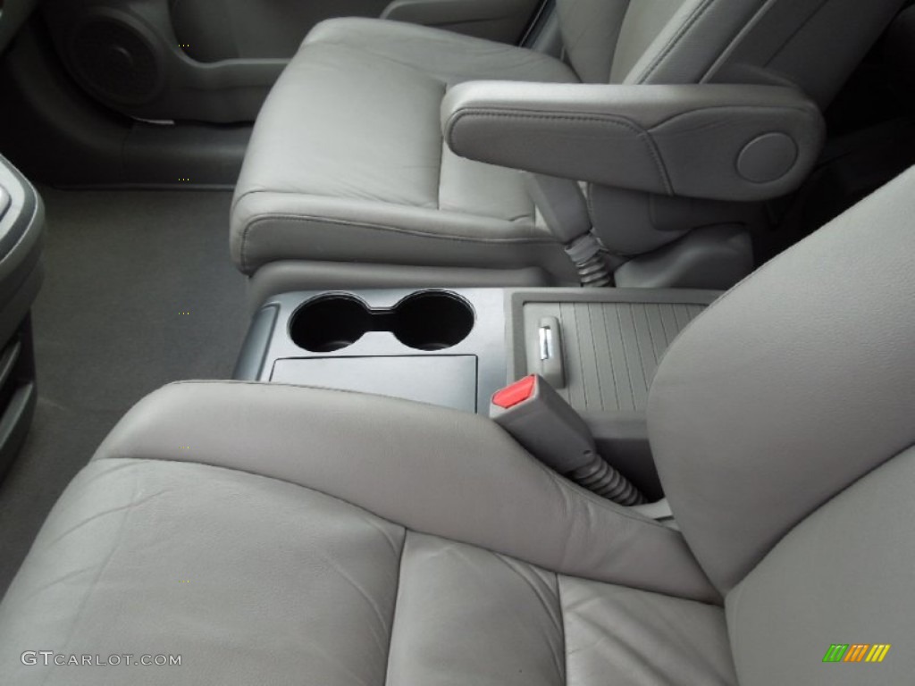 2008 CR-V EX-L - Taffeta White / Gray photo #8