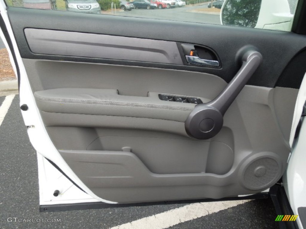 2008 CR-V EX-L - Taffeta White / Gray photo #9