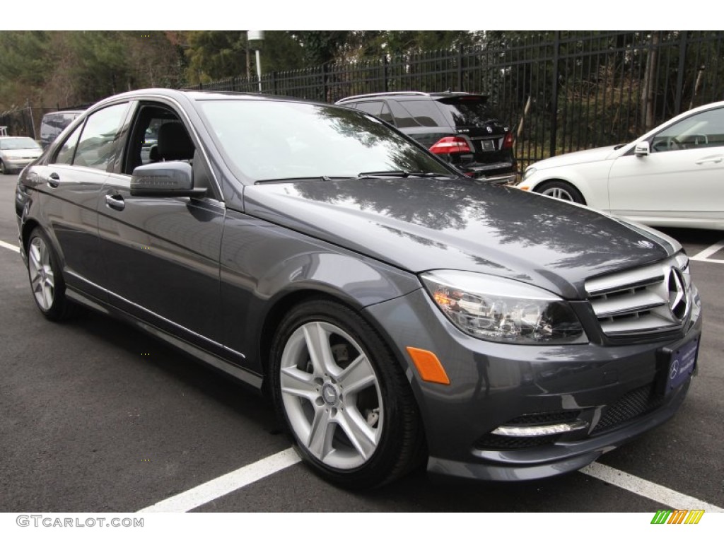 Steel Grey Metallic 2011 Mercedes-Benz C 300 Sport 4Matic Exterior Photo #60977329