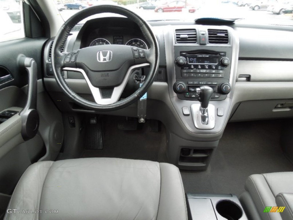 2008 CR-V EX-L - Taffeta White / Gray photo #16