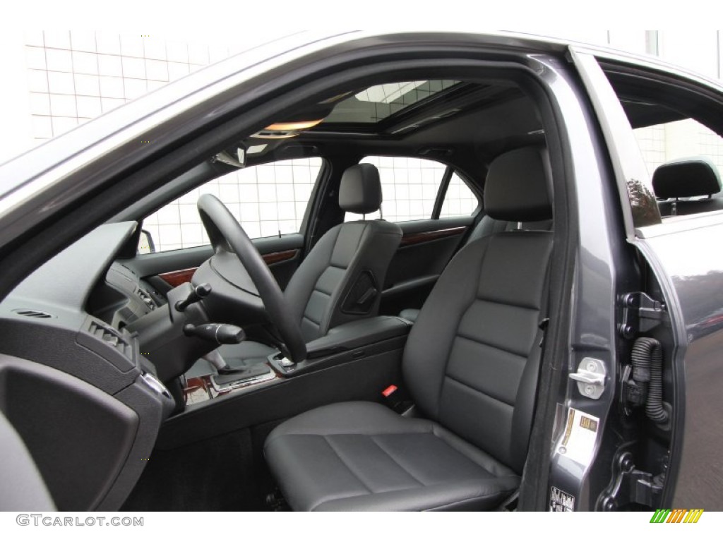 Black Interior 2011 Mercedes-Benz C 300 Sport 4Matic Photo #60977357
