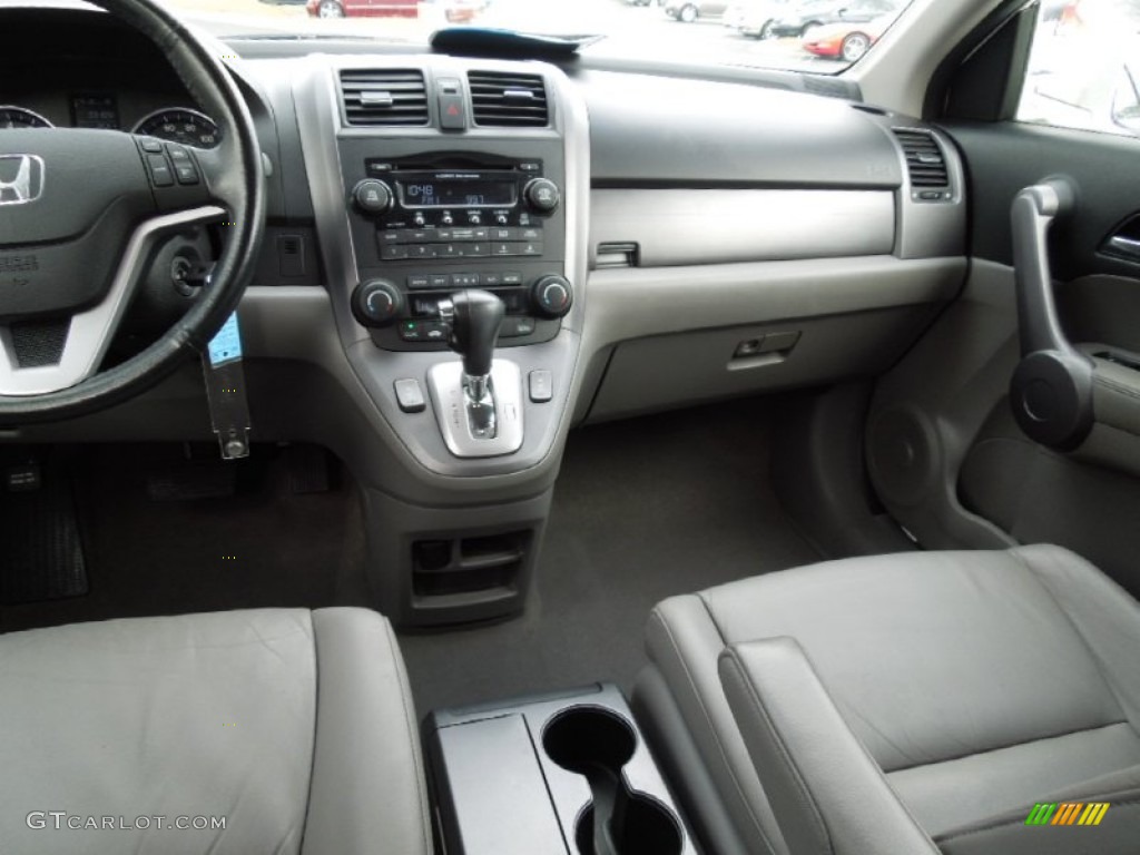 2008 CR-V EX-L - Taffeta White / Gray photo #17