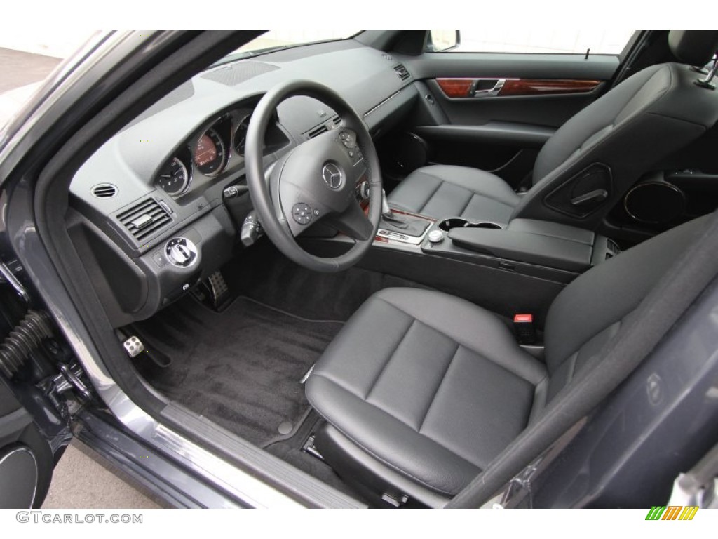 Black Interior 2011 Mercedes-Benz C 300 Sport 4Matic Photo #60977365