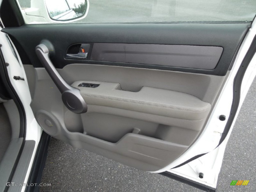 2008 CR-V EX-L - Taffeta White / Gray photo #22