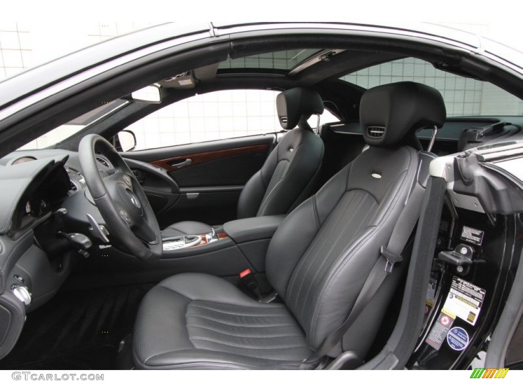 AMG Black Interior 2009 Mercedes-Benz SL 63 AMG Roadster Photo #60977656