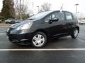 2010 Crystal Black Pearl Honda Fit   photo #1