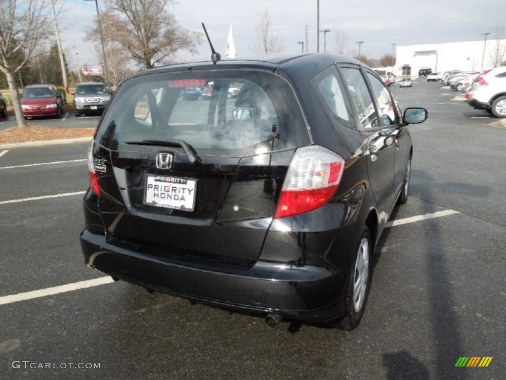 2010 Fit  - Crystal Black Pearl / Gray photo #4