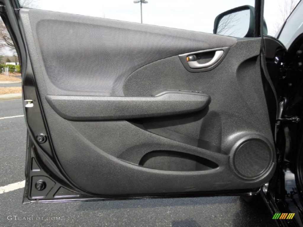 2010 Honda Fit Standard Fit Model Gray Door Panel Photo #60977731