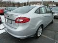 2012 Ingot Silver Metallic Ford Fiesta SE Sedan  photo #2