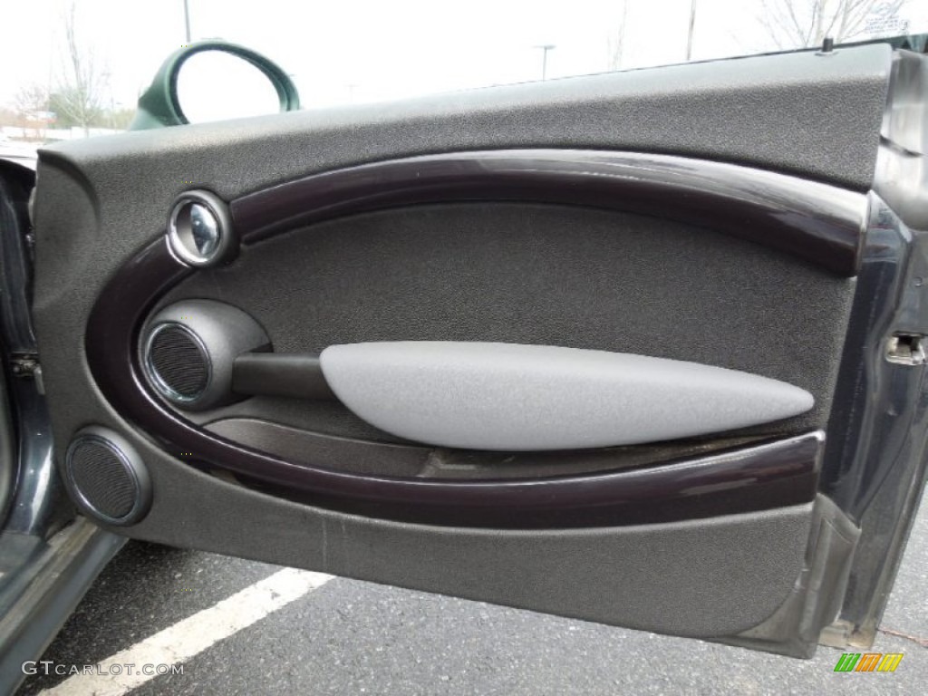 2009 Mini Cooper Clubman Black/Grey Door Panel Photo #60978898