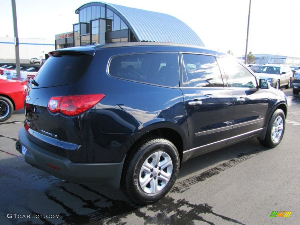 2012 Traverse LS AWD - Dark Blue Metallic / Dark Gray/Light Gray photo #7