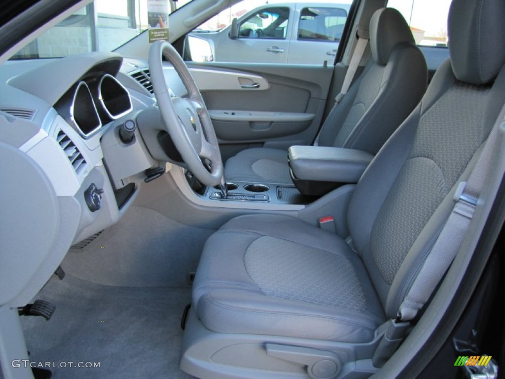 2012 Traverse LS AWD - Dark Blue Metallic / Dark Gray/Light Gray photo #8