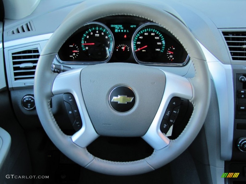 2012 Traverse LS AWD - Dark Blue Metallic / Dark Gray/Light Gray photo #11