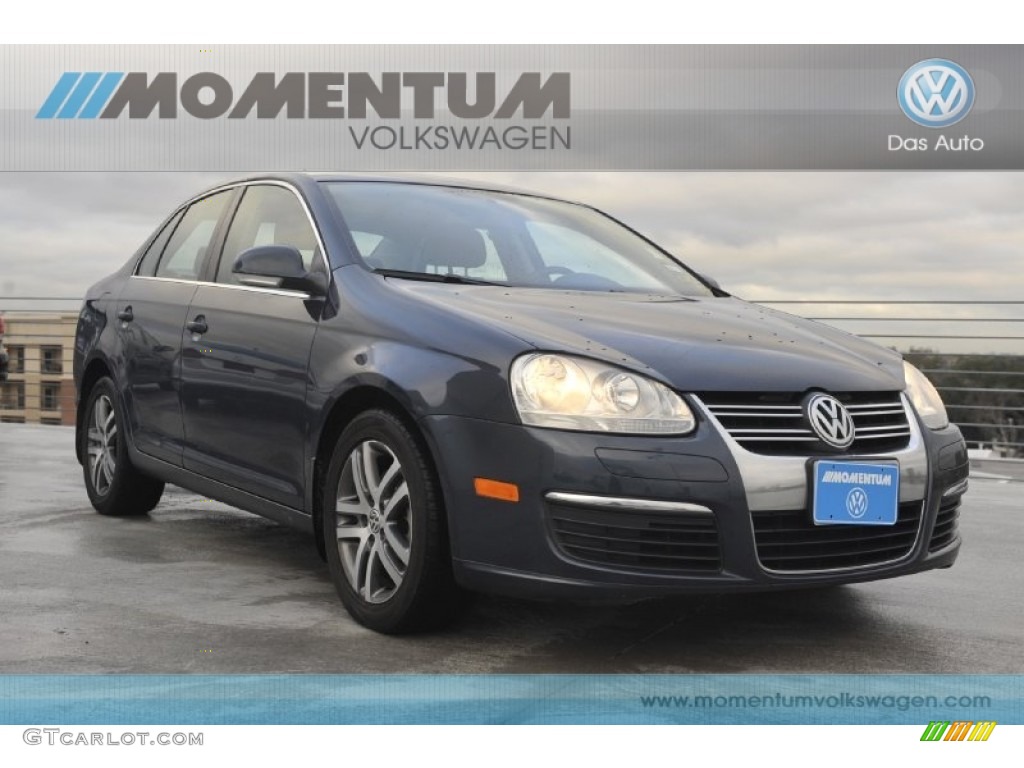 2006 Jetta TDI Sedan - Shadow Blue Metallic / Grey photo #1