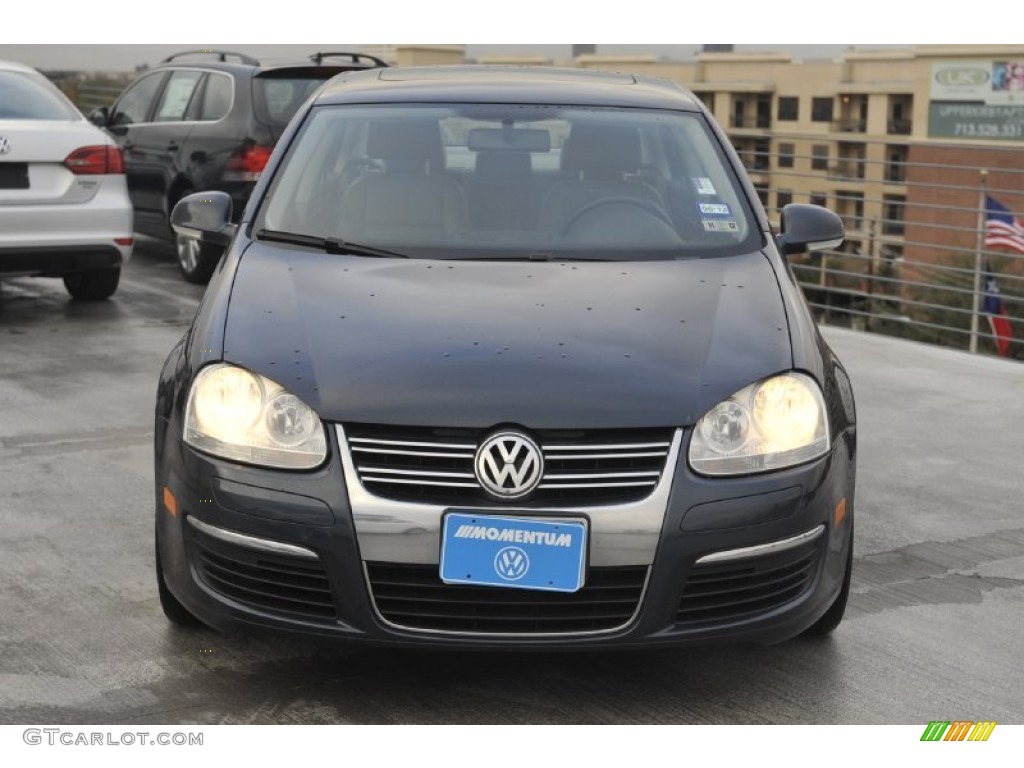 2006 Jetta TDI Sedan - Shadow Blue Metallic / Grey photo #2