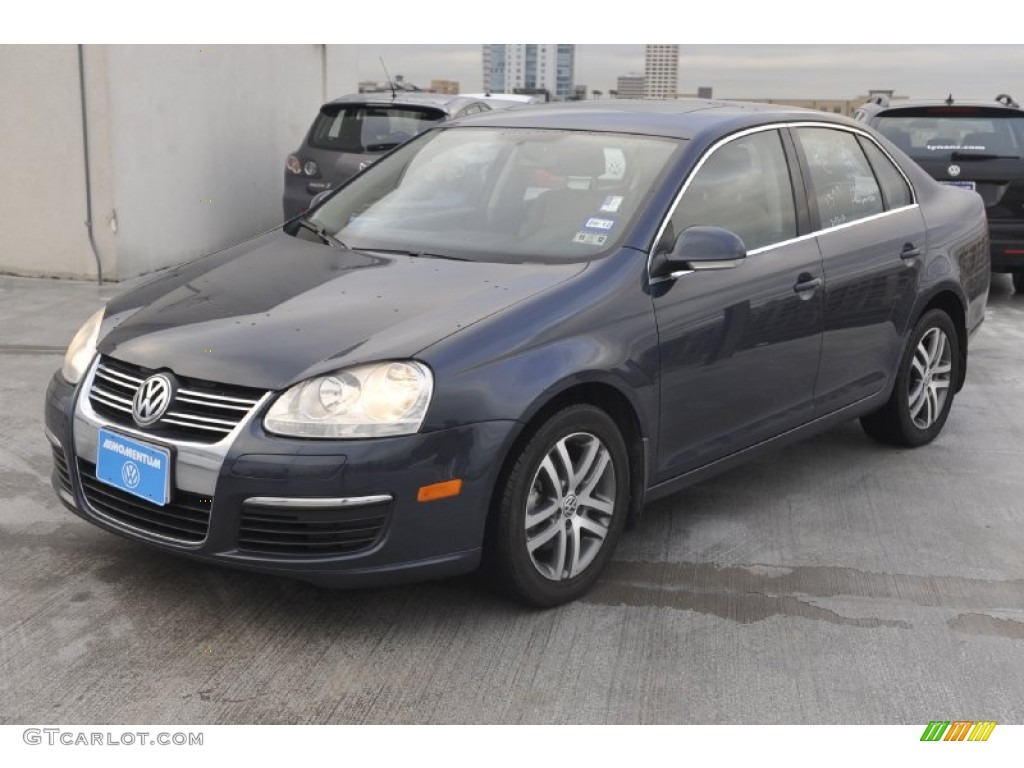 2006 Jetta TDI Sedan - Shadow Blue Metallic / Grey photo #3
