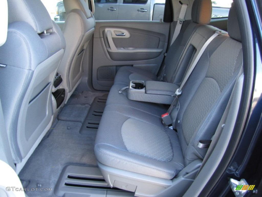 2012 Traverse LS AWD - Dark Blue Metallic / Dark Gray/Light Gray photo #26