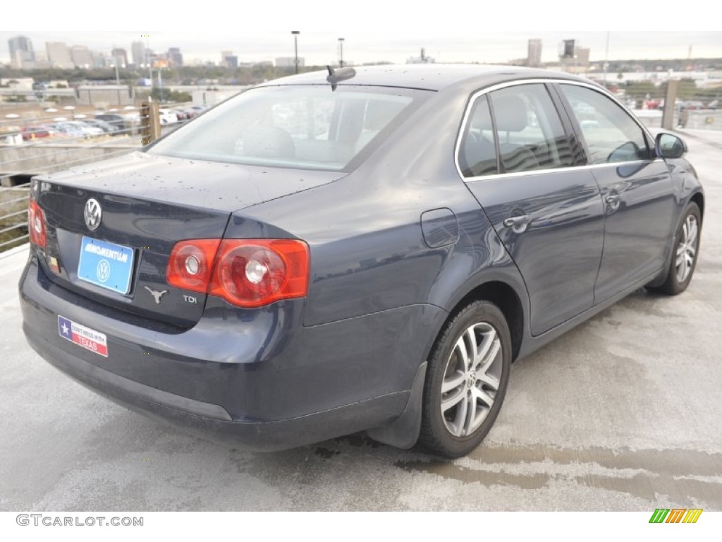 2006 Jetta TDI Sedan - Shadow Blue Metallic / Grey photo #5