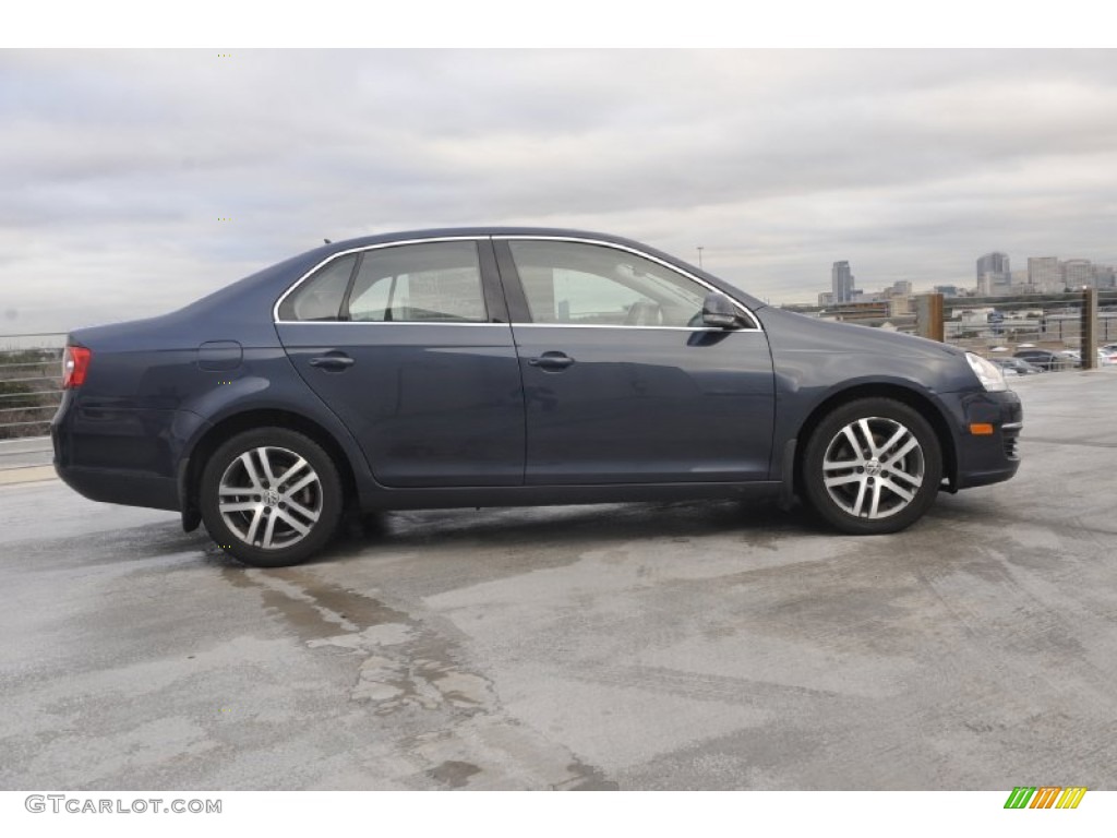 2006 Jetta TDI Sedan - Shadow Blue Metallic / Grey photo #6