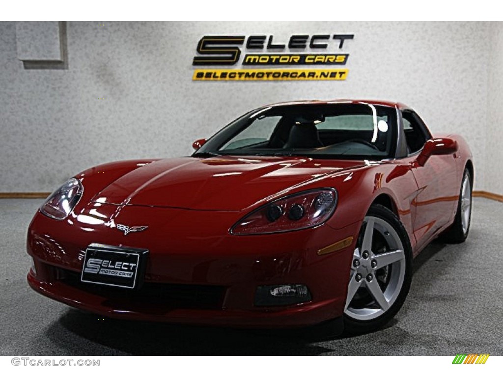 2006 Corvette Coupe - Victory Red / Ebony Black photo #1