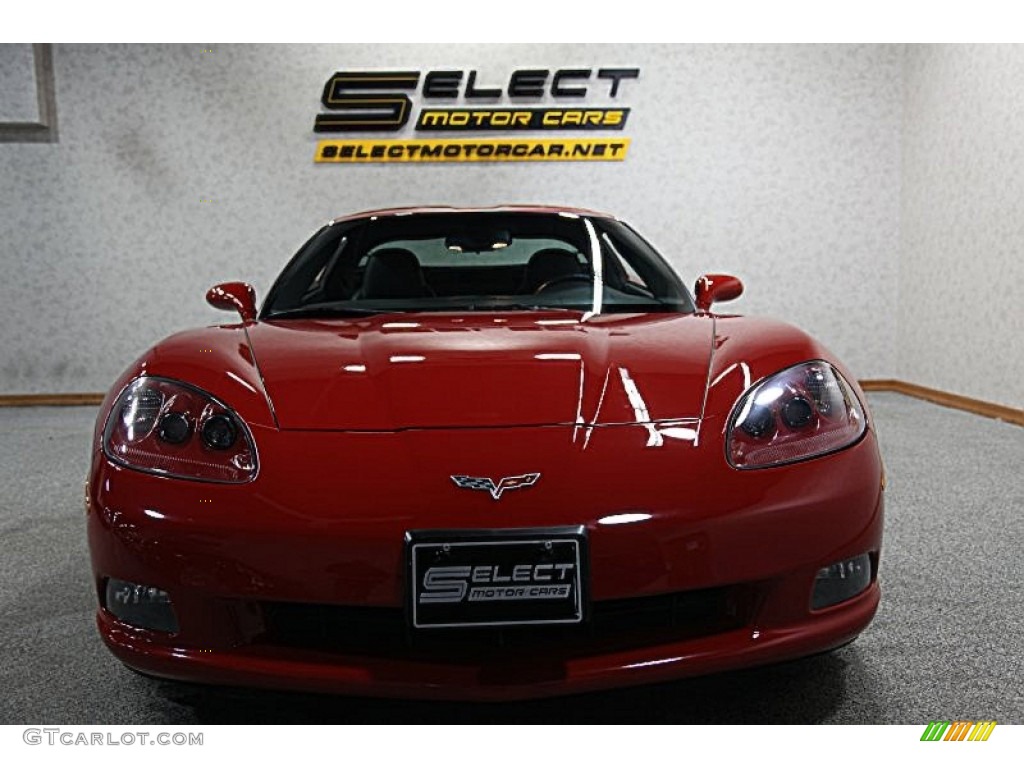 2006 Corvette Coupe - Victory Red / Ebony Black photo #2