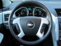 Light Gray/Ebony 2011 Chevrolet Traverse LTZ AWD Steering Wheel