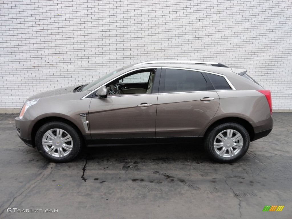 Mocha Steel Metallic 2012 Cadillac SRX Luxury Exterior Photo #60982630