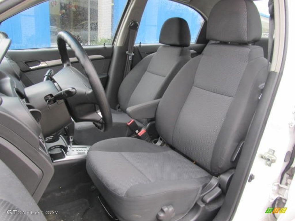 Charcoal Interior 2010 Chevrolet Aveo LT Sedan Photo #60983167