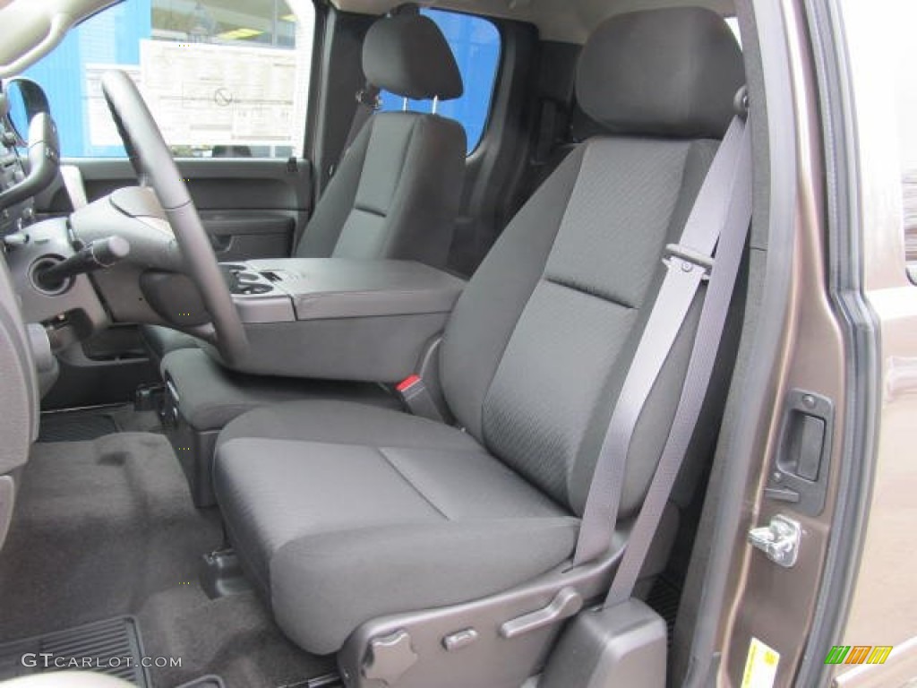 2012 Silverado 1500 LT Extended Cab 4x4 - Mocha Steel Metallic / Light Titanium/Dark Titanium photo #8