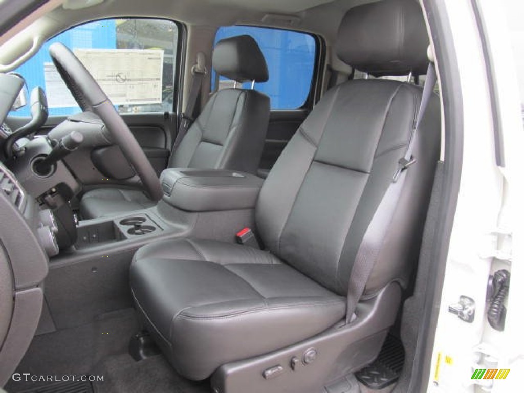 2012 Silverado 1500 LTZ Crew Cab 4x4 - White Diamond Tricoat / Light Titanium/Dark Titanium photo #8