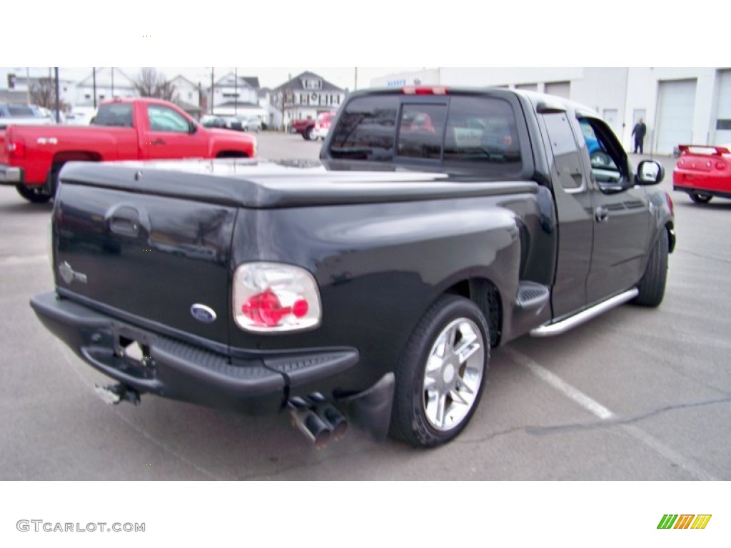 2000 F150 Harley Davidson Extended Cab - Black / Dark Graphite photo #5