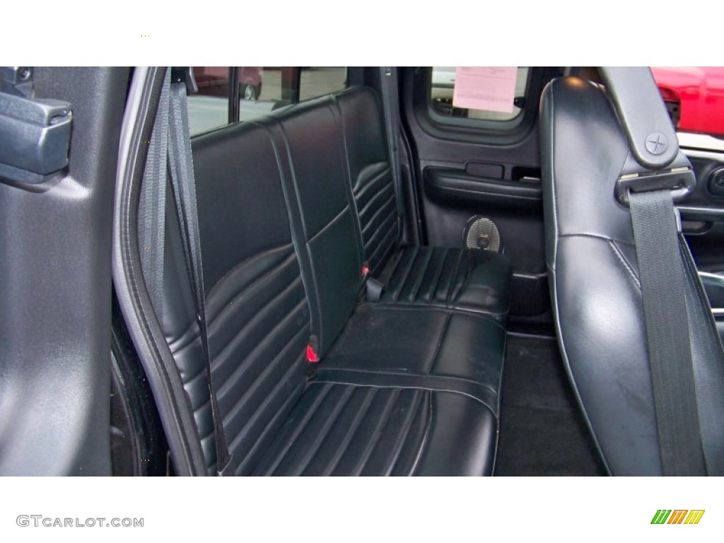 Dark Graphite Interior 2000 Ford F150 Harley Davidson Extended Cab Photo #60984731