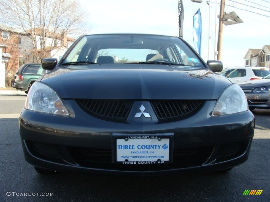 2004 Lancer ES - Thunder Gray Metallic / Gray photo #2