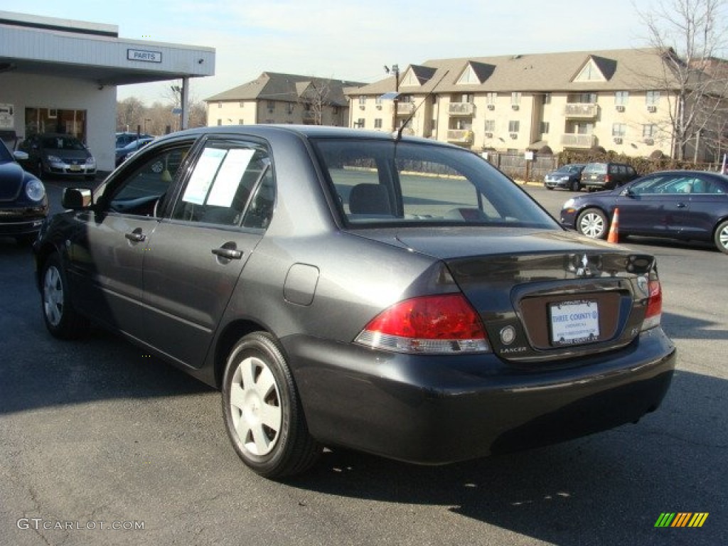 2004 Lancer ES - Thunder Gray Metallic / Gray photo #4