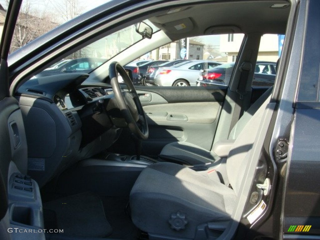 2004 Lancer ES - Thunder Gray Metallic / Gray photo #6