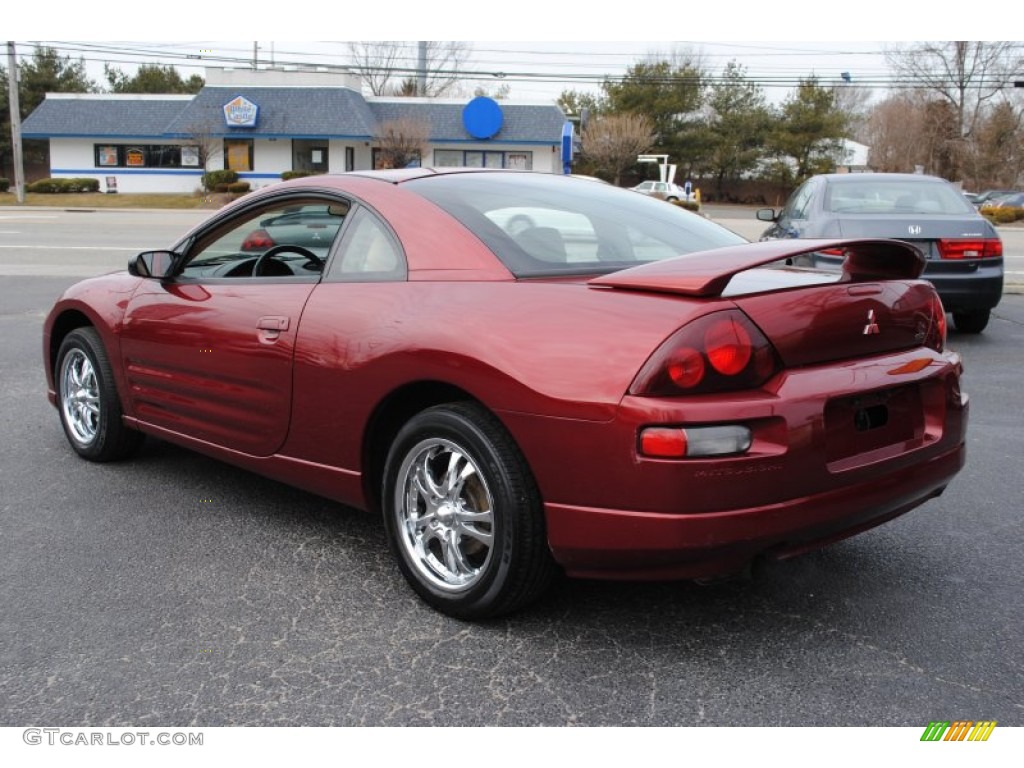2000 Eclipse RS Coupe - Primal Red Pearl / Beige photo #4