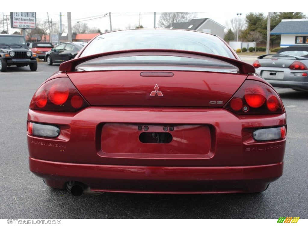 2000 Eclipse RS Coupe - Primal Red Pearl / Beige photo #5