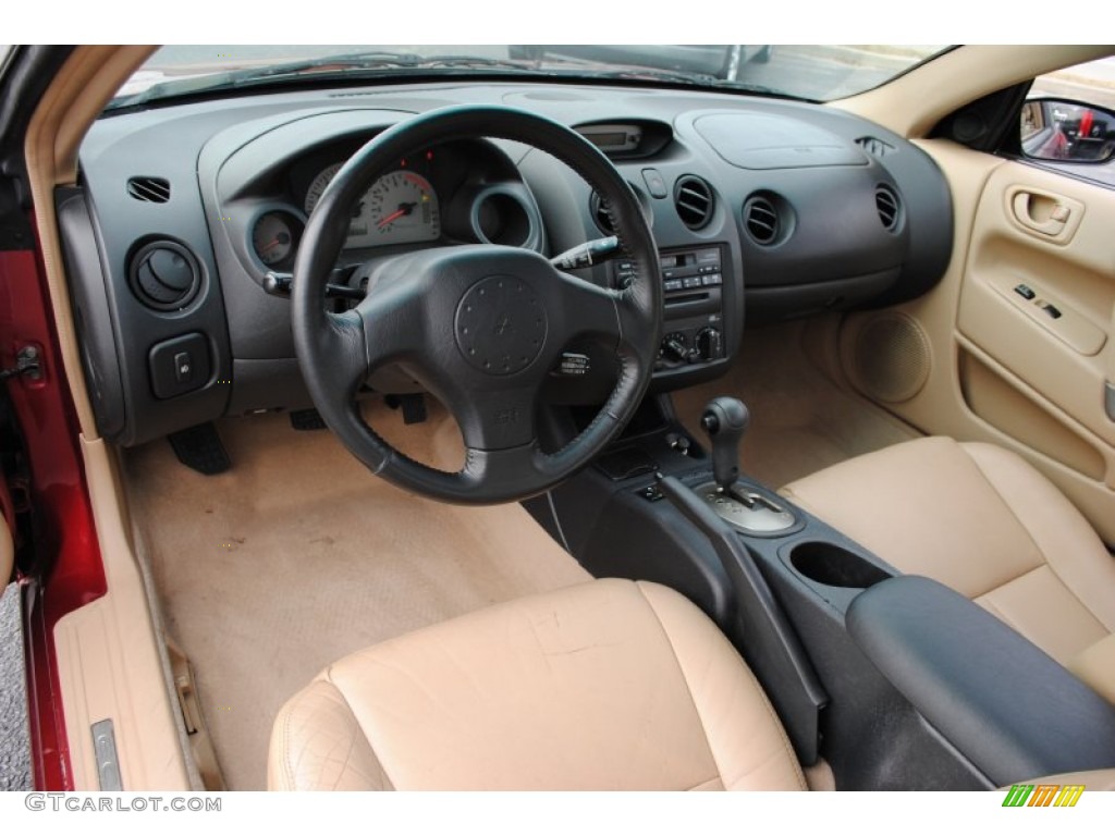 Beige Interior 2000 Mitsubishi Eclipse RS Coupe Photo #60986476