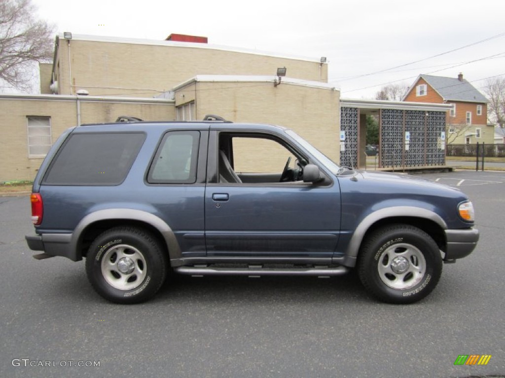 2000 Explorer Sport 4x4 - Medium Wedgewood Blue Metallic / Medium Graphite photo #9