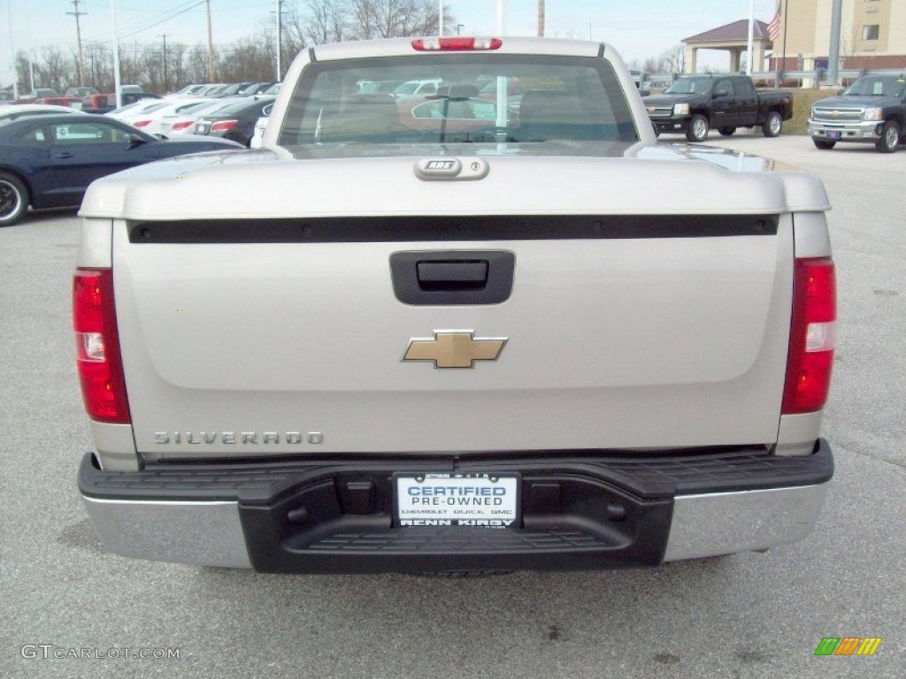 2007 Silverado 1500 Work Truck Extended Cab 4x4 - Doeskin Tan / Dark Titanium Gray photo #14