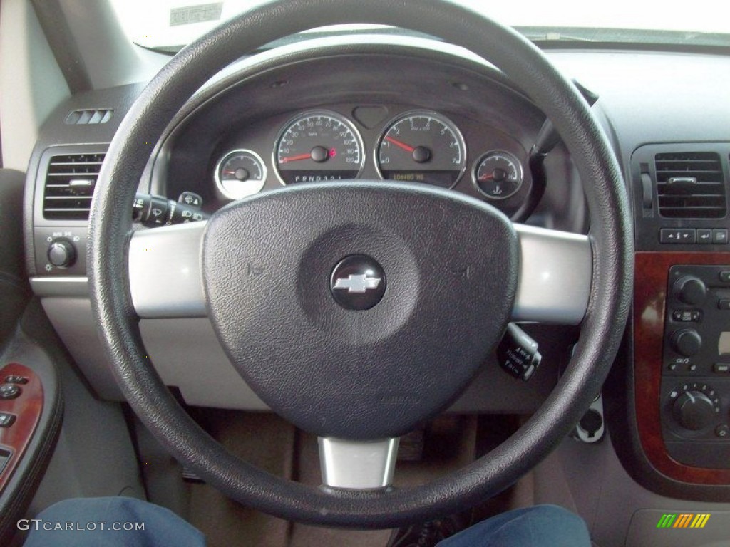 2006 Chevrolet Uplander LS Medium Gray Steering Wheel Photo #60987226