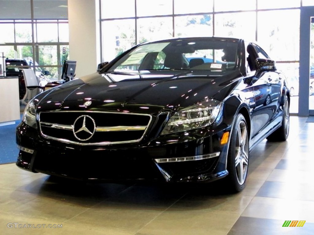 Black Mercedes-Benz CLS