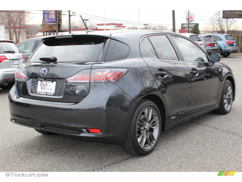 2011 CT 200h Hybrid Premium - Smokey Granite Mica / Caramel photo #3