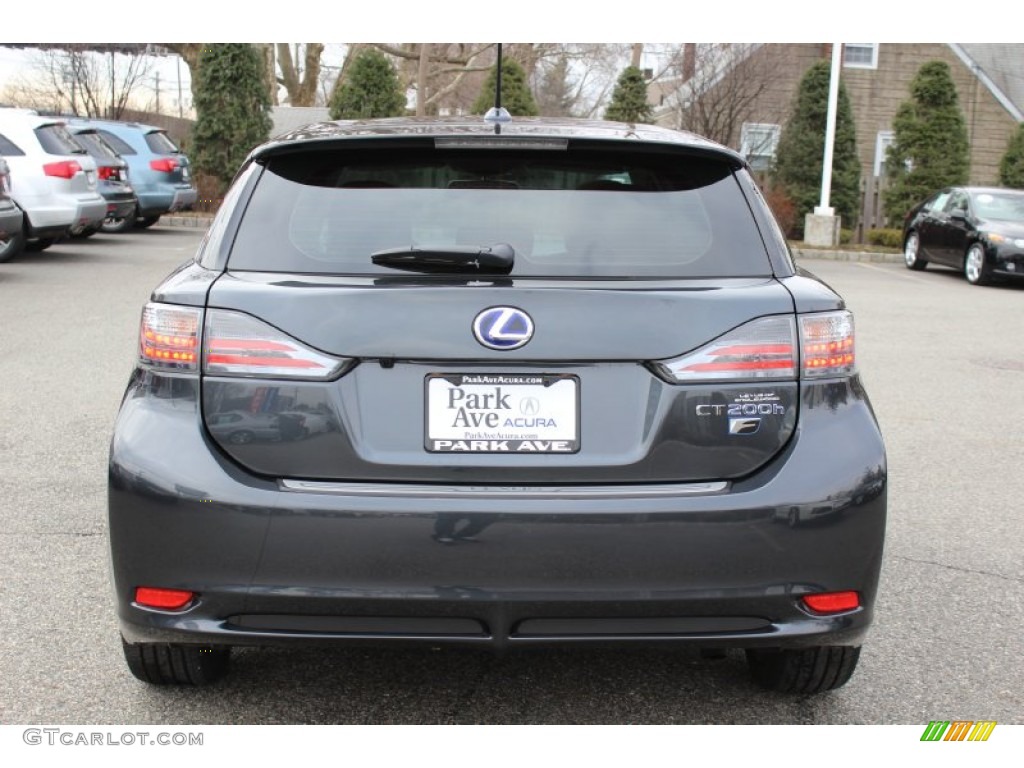 2011 CT 200h Hybrid Premium - Smokey Granite Mica / Caramel photo #4