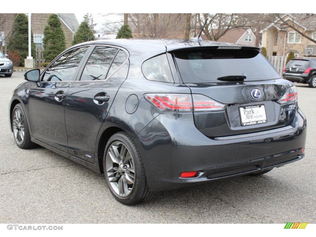 2011 CT 200h Hybrid Premium - Smokey Granite Mica / Caramel photo #5