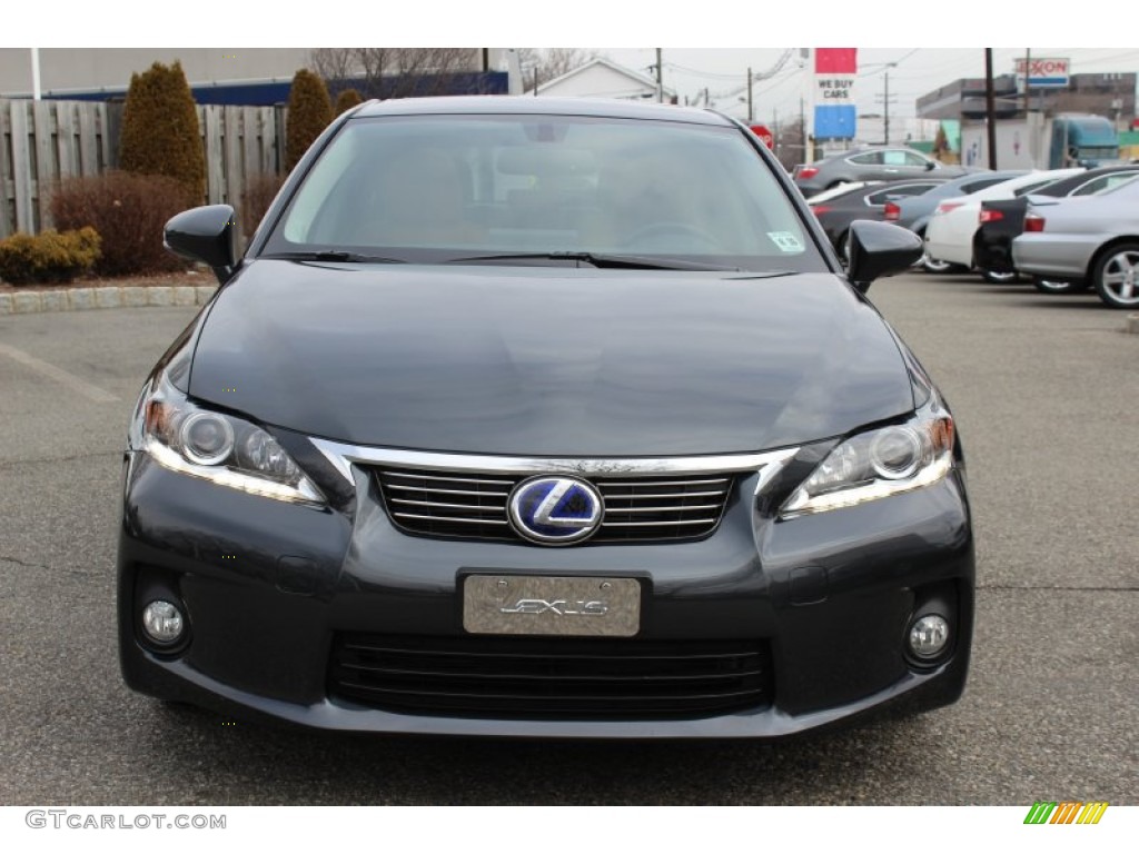 2011 CT 200h Hybrid Premium - Smokey Granite Mica / Caramel photo #8